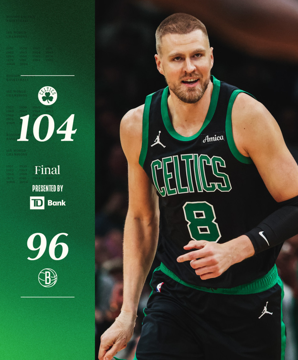 凯尔特人迎战篮网,东部头名之争一触即发 凯尔特人迎战篮网,东部头名之争一触即发